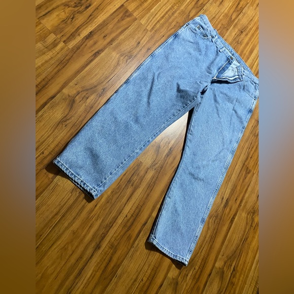 Wrangler Men’s Rugged Wear 5 Pocket Cotton Straight Leg Jeans Size 44 X 30 - Picture 5 of 15